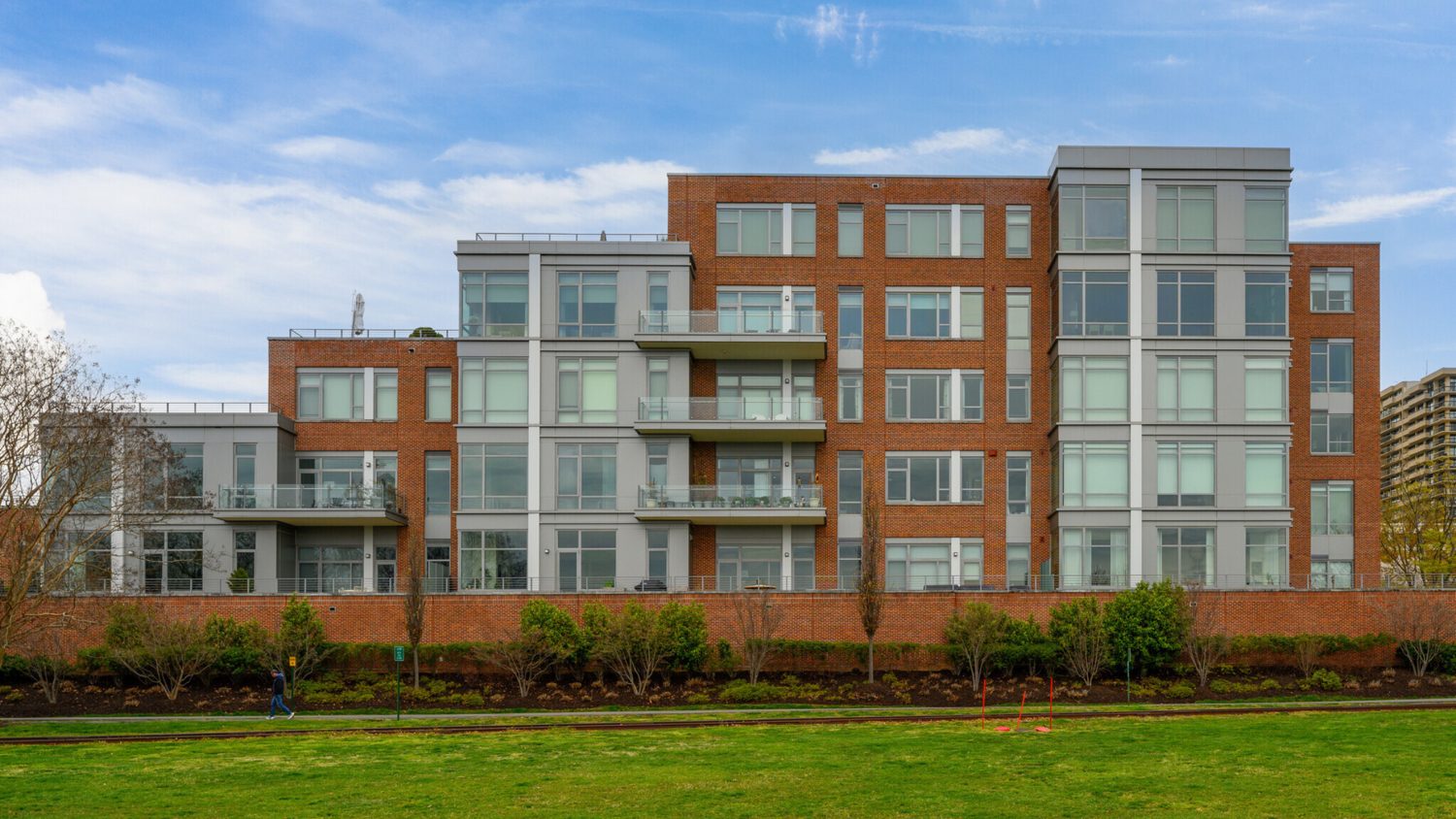 New waterfront construction in Old Town Alexandria